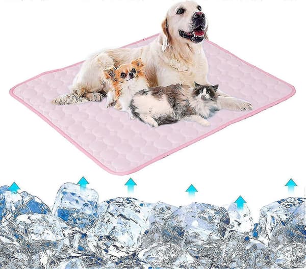 Kjølematte til Hund Sovematte Vaskbart Is Silke Teppe For Hundehus Sofa Seng