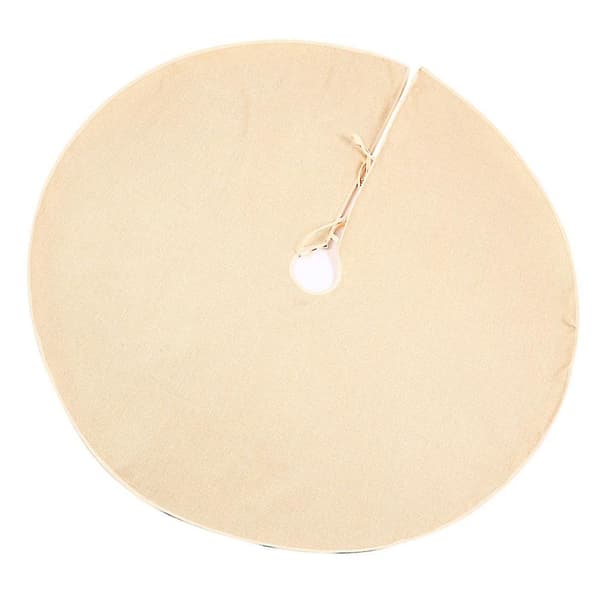 1 st Beige Julgransmatta Vacker Grankudde Gransmatta Granförkläde För Butik Hem Restaurang
