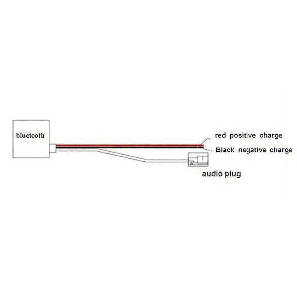 Bil 12Pin Bluetooth Modul Trådløs Radio AUX-in Aux Kabel Adapter til E60 04-10 E63 E64 E61 E70 E9