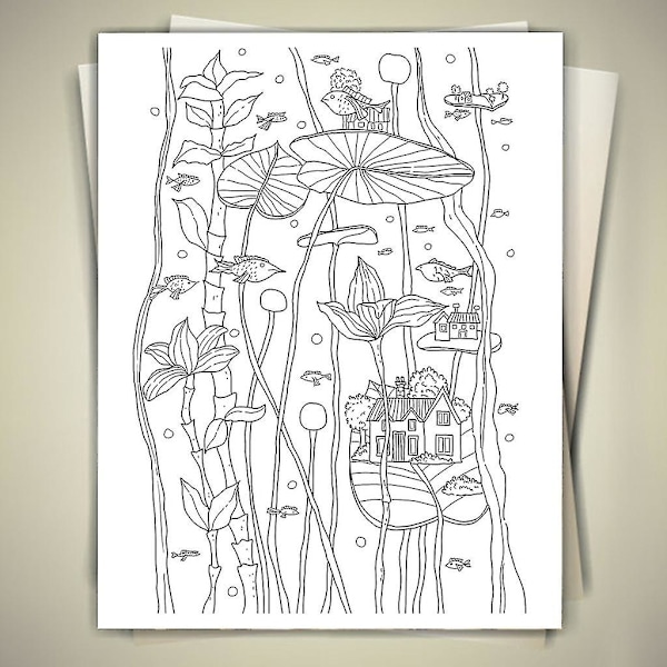Plante Silikonstempler Klare Scrapbooking-stempler for Kortlaging