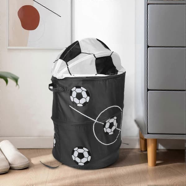 Fotbollsmodell Hopfällbar Tvättkorg Förvaring Förvaringstunna Polyester