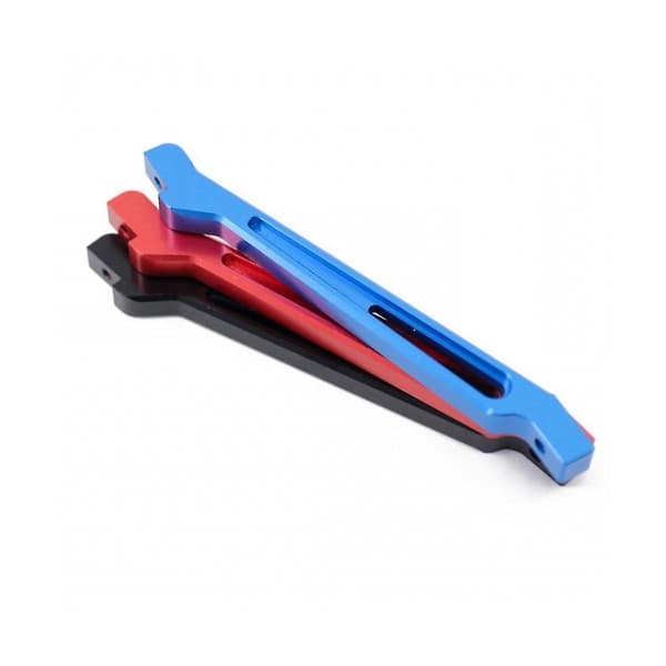 Til 1/8 Arrma Senton Kraton Aluminium Legering Front Styretøjs Trykplade Støtte, rød