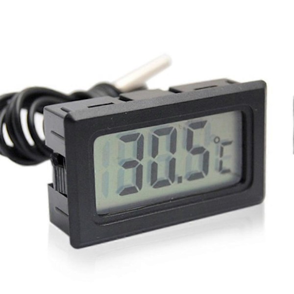 Bil Interiør Termometer Digital LCD Display Akvarium Temperaturmåler Værktøj