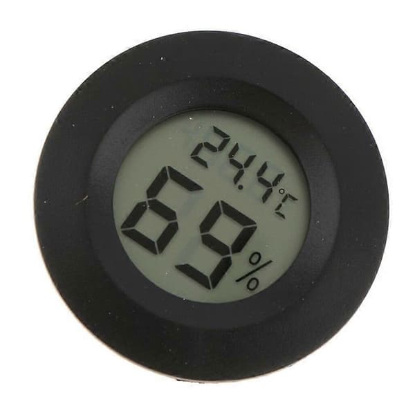 Mini Digital LCD-skjerm Fuktighet Temperaturmåler Overvåking Temp Termometer
