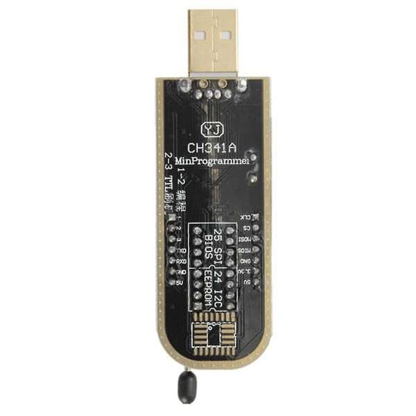 Ch341a 24 25 Sarjan Eeprom Flash Bios Usb Ohjelmointimoduuli + Soic8 Sop8 Testi Eeprom 93cxx / 25 Varten
