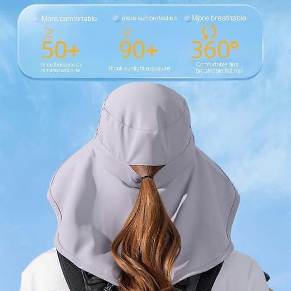 Solhat Fiskehat Solhat Solbeskyttelse med Net Vandrehat med Hestehale
