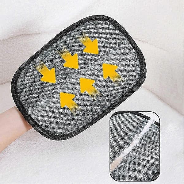 Tarifa Pets Hårfjerner Handske - Dobbeltsidet Børstehandske til Hunde & Katte - Blød Silikonebørste - 21x16,5 cm (Blå)