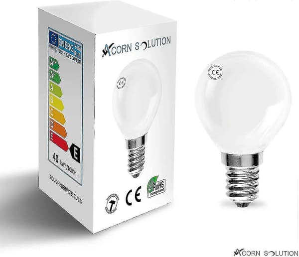 G45 E14 Golfkugle Lyspære 40W til Acorn, Klassiske Mini Globe Perle Runde Glødepærer (10-pak)