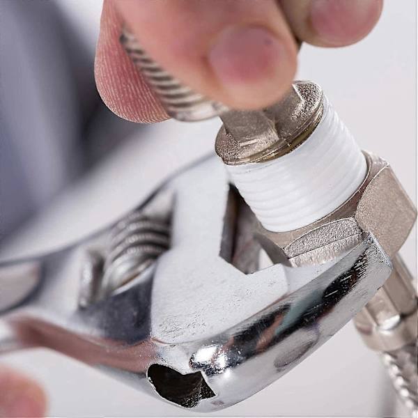 2 ruller med rørleggerteip, 20M gjengeforseglingsteip PTFE-teip