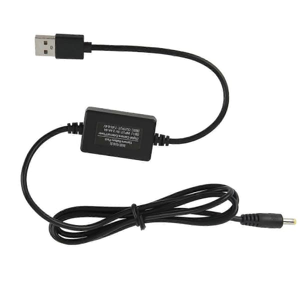 1,2 m USB 5V til DC 8V Spenningsforsterkerkabel Step Up Spenningsomformer Strømkabel