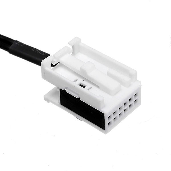 Bil 12Pin Bluetooth-modul Trådlös Radio AUX-in Aux Kabeladapter för E60 04-10 E63 E64 E61 E70 E9