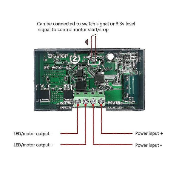 Justerbar Hastighetsregulator Motor Hastighetskontroller Pwm Dc 6v 12v 24v 360w 12a