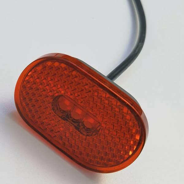 2x Elektrisk Scooter Baglygte Lampe Led Bag Stoplys Bremse Lys Til M365 Pro 2 Tilbehør