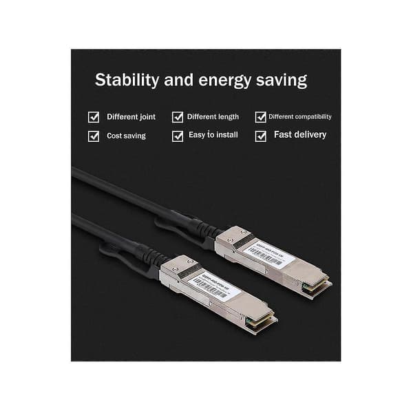 Qsfp+ 40g Höghastighetsöverföringskabel Serverdatakabel Kompatibel Med H3c För Switchutrustning