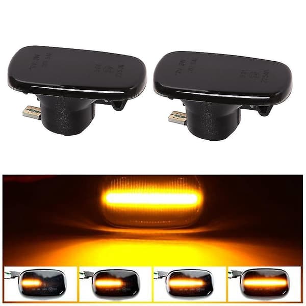Bil Dynamisk Side Markeringslys LED Blinklys Til Is200 300 Ls430 Prius 1999-2005 Klar
