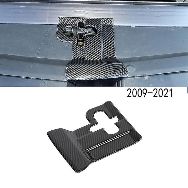 Karbonfiber Frontpanser Motorlås Dekorasjonsdeksel For 2009-2021
