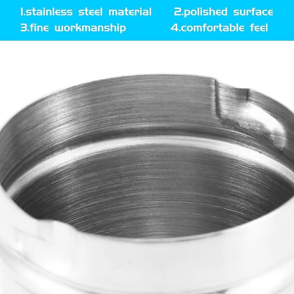 Kaffedoseringstrakt i rustfritt stål for 58mm espressomaskin, doseringskopp for 58mm espressomaskin