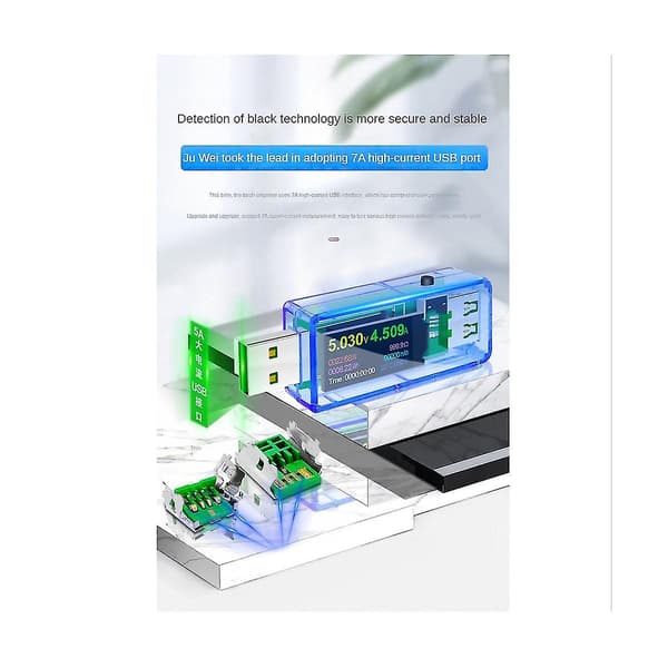 U96p 13 I 1 Usb Tester Dc Digital Voltmeter Spenning Strøm Volt Amperemeter Detektor Lader Indikator