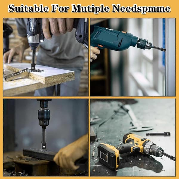 3/8 Iskuporaistukan sovitin, 5 kpl 1/4\" tuuman - 3/8\" poraistukan sovitinsarja