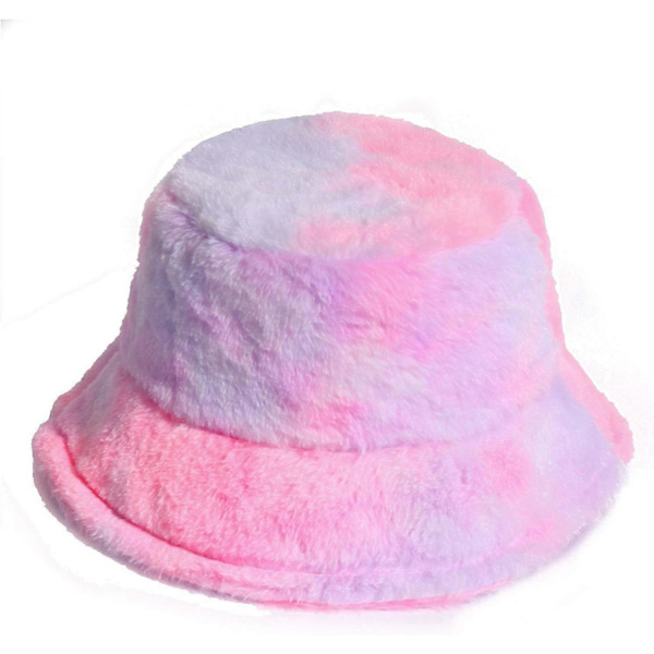 Dame Bucket Purple, regnbue One Size