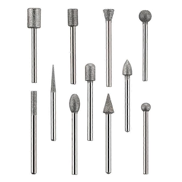 43 st Stenristningsset, 26 diamantstift, 10 pumphjul