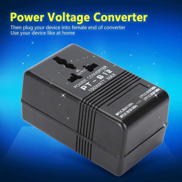 Spenning Konverter AC 100v-120v til 220v-240v Step Up Buck Strømadapter Transformator 100w