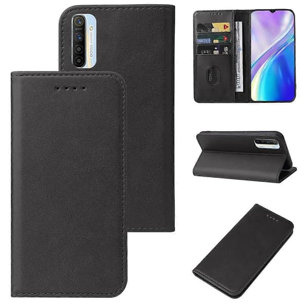 Magnetisk læder telefoncover til Realme XT