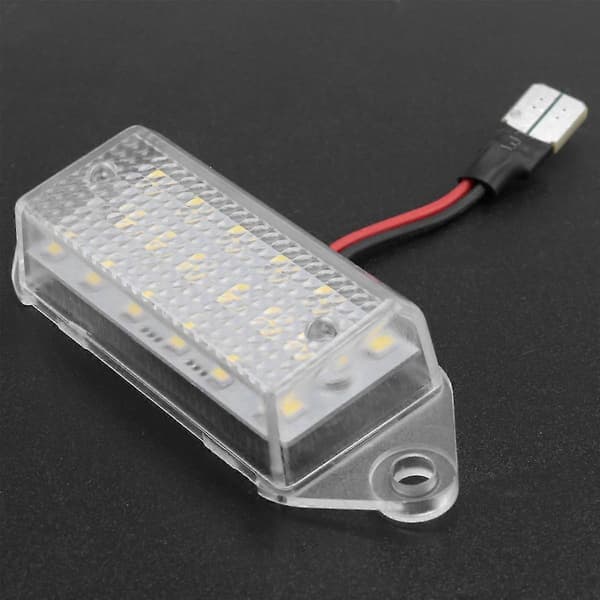 2 stk. fejlfri LED nummerpladepærer 18Smd hvide LED nummerpladelygter til X 2003-2017