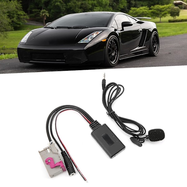 Bluetooth 5.0 Aux Kabel Adapter Med Mikrofon Erstatning Til A3 A4 A6 A8 Tt R8 Rns-e Headunit