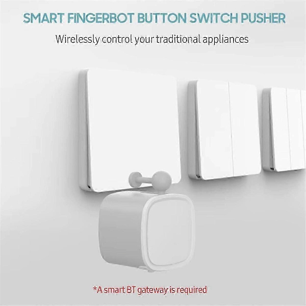 Tuya Bluetooth Finger Robot Switch Knap Trykker Smart Life APP Fingerbot Arme
