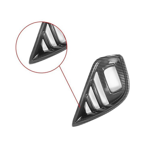 For 2020 2021 Bil Abs Karbonfiber Front Tåkelys Lampe Deksel Tåkelysramme Dekor
