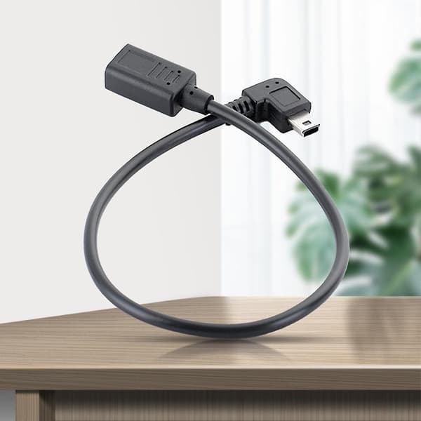 USB-C til Mini USB-kabel Hurtig dataoverførsel Opladningskonverter til musikafspiller GPS-kamera