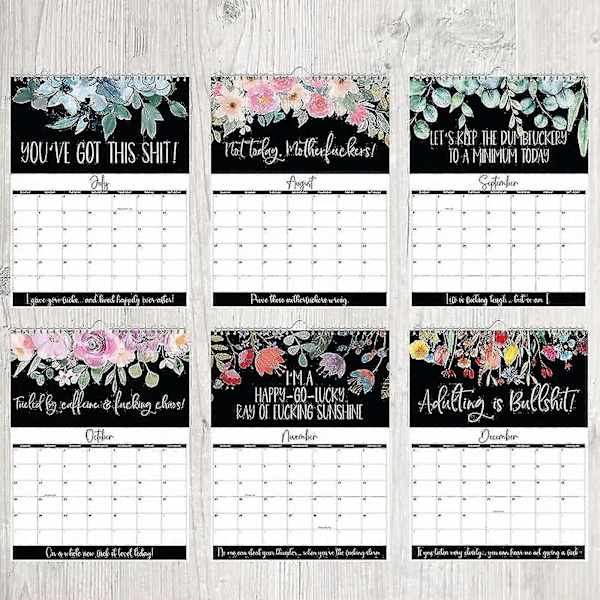 Faen Det 2024 Kalender For Dritlei Damer