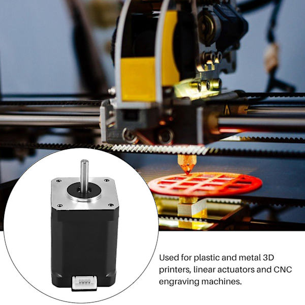 Hög Nema 17 Bipolär 92oz.in/65ncm 2.1 A Extrudermotor