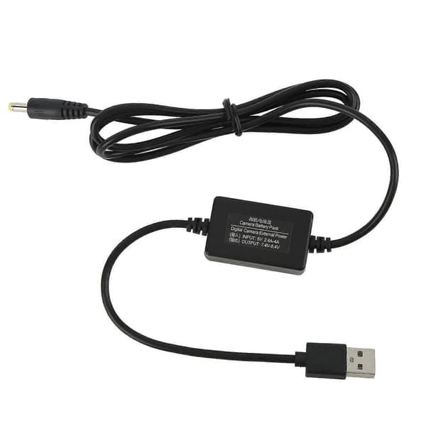 1,2 m USB 5V til DC 8V Spændingsforstærkerkabel Step Up Spændingskonverter Strømkabel