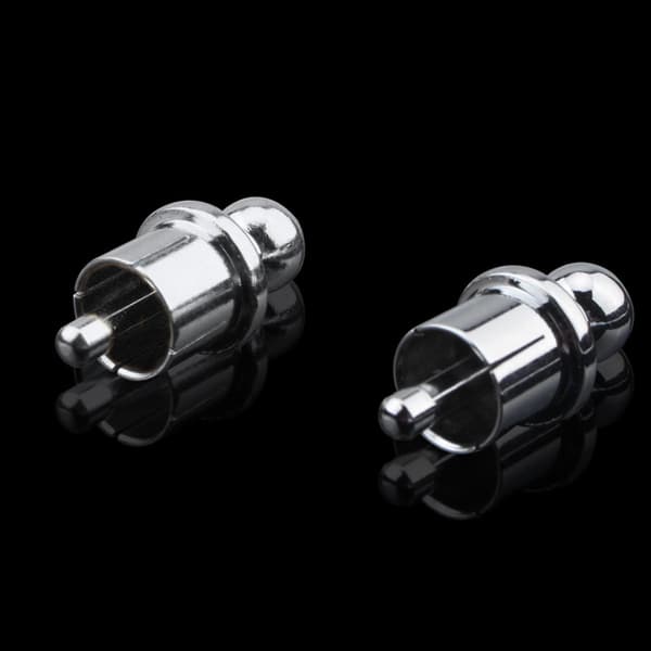 Phono-kontakt RCA Skjerming Jack Socket Beskyttelsesdeksler Reservedeler