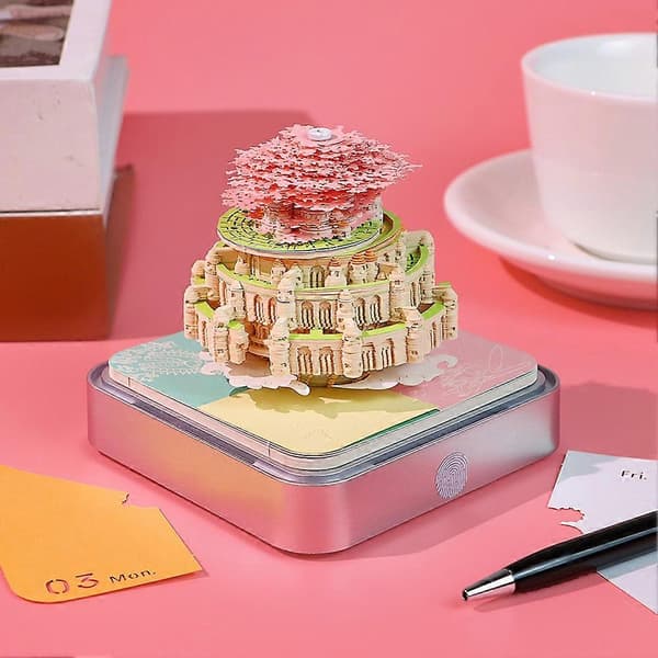 3D Kunst Kalender Memoblok 2026 Afriv Papir Udskæring Stickys DIY Notesblok til Kvinder Mænd