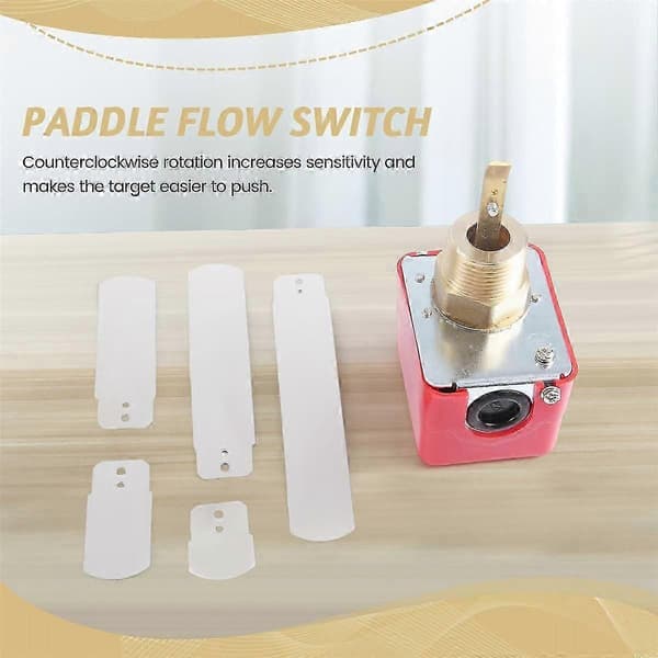 AC 220V 15A Han Gevind SPDT Vand Paddle Flow Switch -25NY