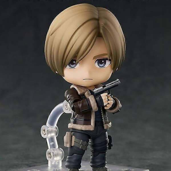 Resident Evil 4 Leon S. Kennedy Q Version Action Figur Anime PVC Modell