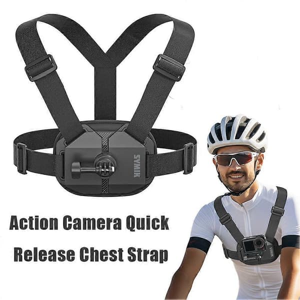 Til Symik Sports Kamera Quick-Release Brystrem Tilbehørsrem Beslag
