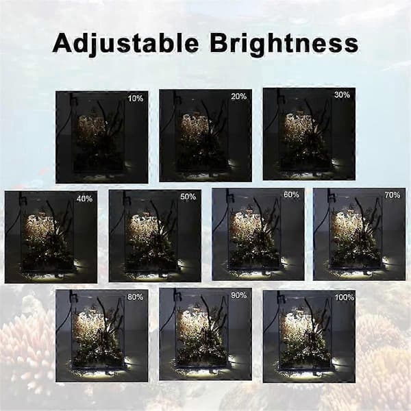 LED Akvarielampa Växtbelysning USB-5V 3W Akvatisk B