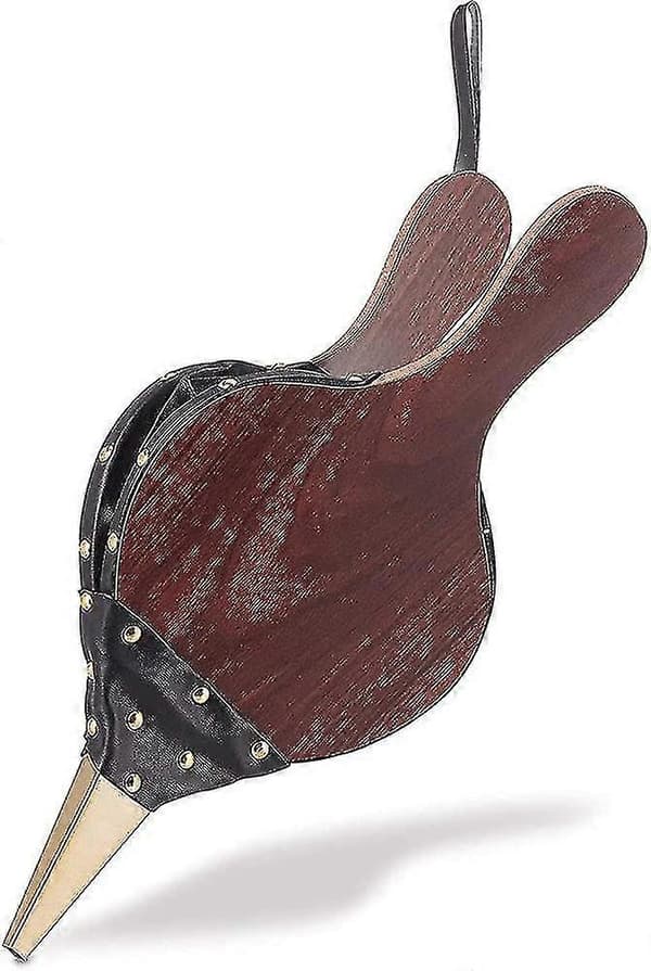 Treblås for peis, manuell peisblås, trepeisblås, støpejernsdyse