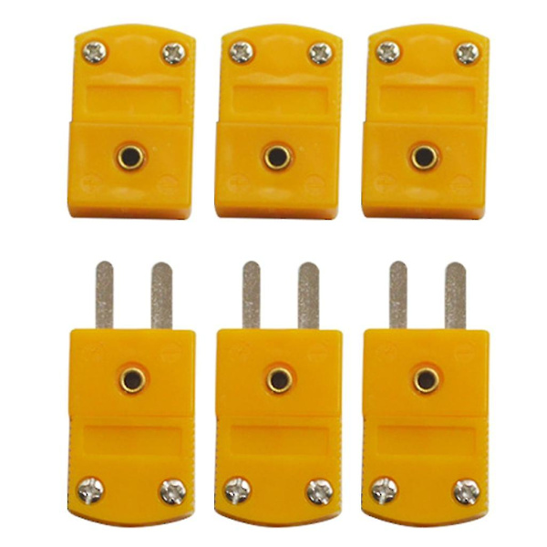 10 stk./sæt K-type han- og hunmini-stik Termoelement Miniature Socket