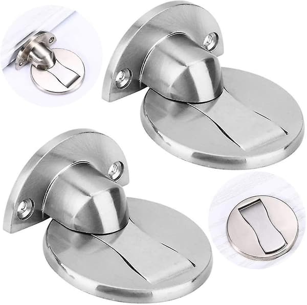 2 Magnetiske Justerbare Dørstoppere - Sterk Magnetisk Dørstopper