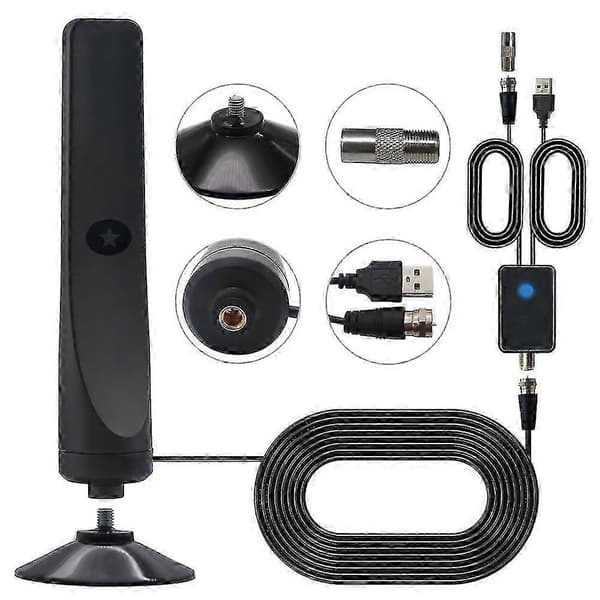 Rewave Antenne, Rewave Antenne, TV-antenne, Sugekopp TV-antenne Plug Play--