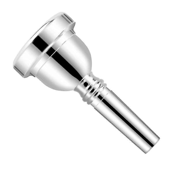 12c Trombonmunstycke med liten skaft, silver, nytt