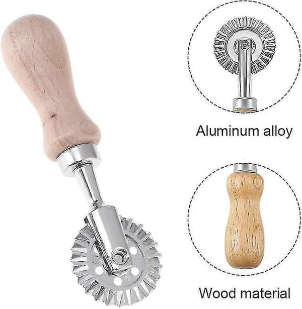 Ravioli Stempel Maker Aluminium Legering Ravioli Stempel Kutter Med Rulle Dumpling Maker For Kake Pasta Deig
