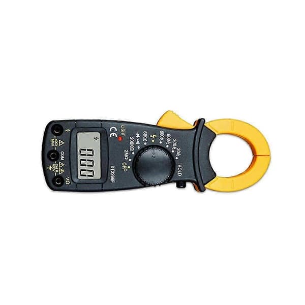 600A AC/DC Digital Amperemeter med strömtång, multimeter med NCV, Ohmmeter