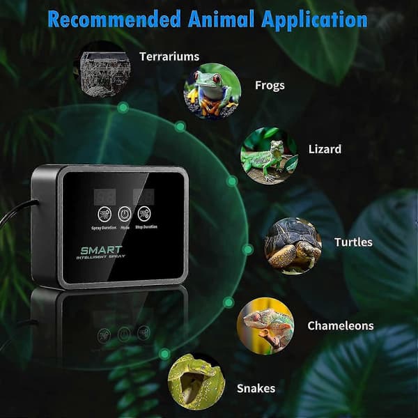 Intelligent Reptil Dimmsystem, Automatiskt Terrarium Dimmsystem, Regnskogs Dimmsystem, Inomhus Växtbevattningssystem