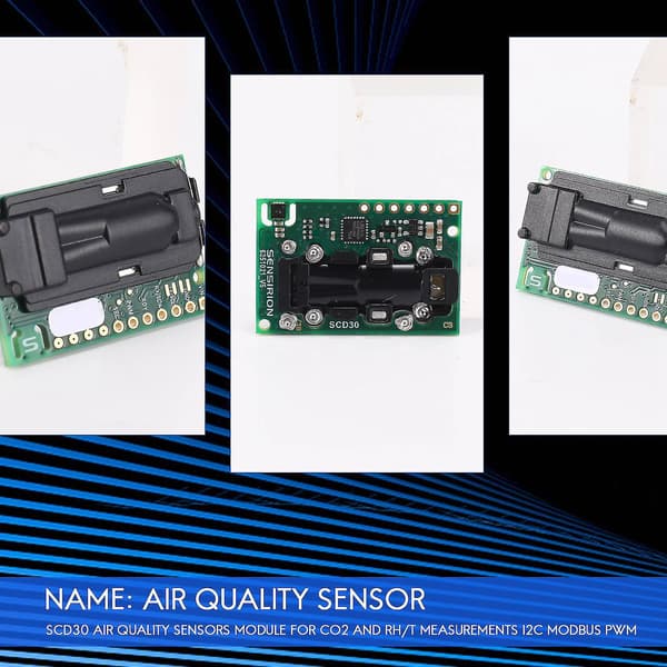 Scd30 Kvalitetssensormodul for CO2 og RH/T-målinger I2c Modbus Pwm